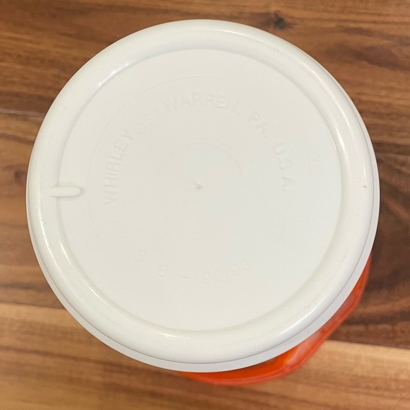 Disney Parks Haunted Railroad Cheshire Cat Mickey Souvenir Popcorn Bucket Orange - Picture 13 of 14